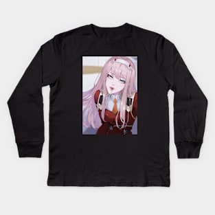 Zero-Two Kids Long Sleeve T-Shirt